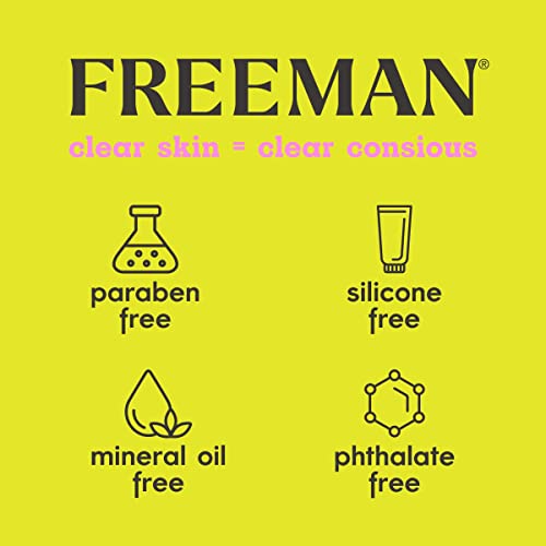 Freeman Naturals Facial Mask 12 Piece Variety Bundle, Peel-Off, Gel & Cream Face Masks, Hydrating, Brightening, & Nourishing Skincare, Natural Ingredients, Travel Size, 0.33 fl. oz./10 ml Sachets