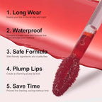 Lip Liner - Lip Stain Peel Off, Long-Lasting Moisturizing Waterproof Lip Stain Transfer-Proof with Matte Finish Stay on All Day (Cocoa, Pack of 1)
