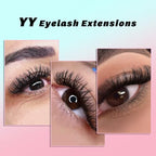 VAVALASH 6D W Shape Eyelash Extension 6D Premade Fans 0.07 D Curl Volume Lash Extensions Easy Fanning False Lashes Matte Black Volume Premade Cluster W Lashes(W Shaped-6D-0.07-D-8mm）