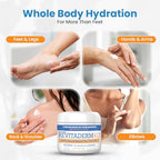 Revitaderm 4D Urea Cream 40 Percent for Feet Maximum Strength, for Dry Hands, Elbows and Knees, Callus Remover for Feet, Free Pumice Stone, 4oz, 1 Pack