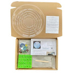 Large DIY Handprint Stepping Stone Kit, Mother's Day Gift, Footprint Stepping Stone (10 Inch + Stamp Set)