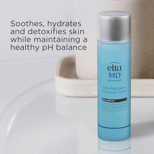 EltaMD Recovery Essence Face Toner, Hydrating Facial Toner for Sensitive Skin, Alcohol-Free Formula for Acne Prone Skin and Skincare, 7.3 oz Bottle
