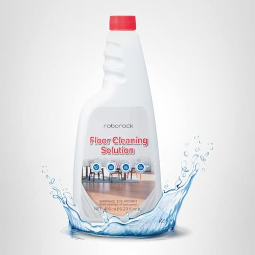 roborock Official Floor Cleaning Solution, Floor Cleaner for Hardwood Tile Hardfloor, Compatible Robot Vacuums with Mopping and Wet Dry Vacuum, 16.2 FL OZ, Dilution Ratio 1:200