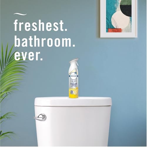 Febreze Air Mist Air Freshener Spray, Odor-Fighting Room Spray, Air Fresheners for Home and Bathroom and Kitchen, Aerosol Can, Kitchen Odor Fighter Scent, 8.8oz, 3 Count