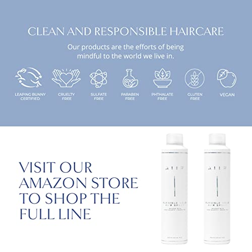 AIIR Flexible Hold Finishing Spray - Light Hold Hairspray with Soft & Touchable Finish, Enhances Style & Shine, Humidity Resistant for Fighting Frizz, 2.5 oz