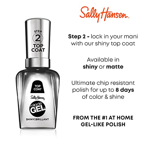 Sally Hansen Miracle Gel Nail Polish, 676 Jealous Boyfriend, 0.5 Fl Oz (Pack of 2)