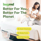 BugMD Bed Bug Trap (2 Pack, 24 Traps) - Bed Bug Prevention, Glue Traps, Insect Trap Indoor, Bed Bug Sticky Traps