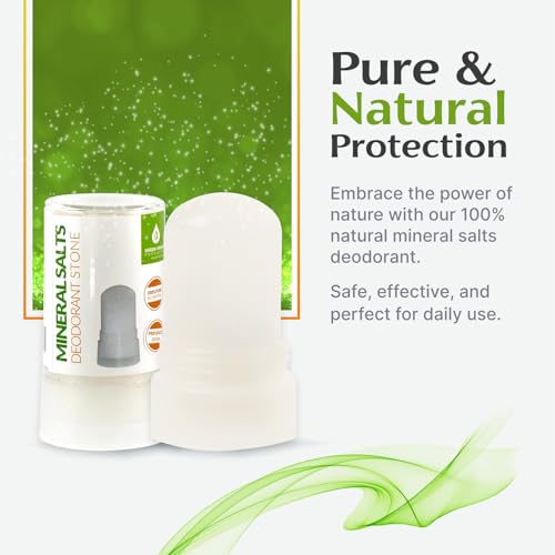 | 100% Pure Deodorant Stone | All Natural Mineral Salts Deodorant Stone