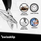 Swissklip Toenail Clippers I Heavy Duty Toe Nail Clippers I Toenail Clippers for Thick Nails I Big Toe Nail Clippers for Thick Toenails I Toenail Scissors I Heavy Duty Nail Clippers for Thick Nail (3)