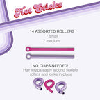Conair Silicone Hot Rollers for Long, Medium, and All Hair - Hair Curler - No Hair Roller Clips Needed