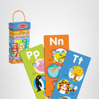 Melissa & Doug Poke-a-Dot! Alphabet Jumbo Learning Cards, 13 Double Sided Interactive ABC Flash Cards, Educational Activities for Toddlers and Preschoolers, Ages 1+