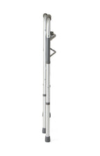 Two-Button Folding Walkers Without Wheels, 300 lbs Weight Capacity - Robust & Adjustable Mobility Aid for Elderly and Disabled Individuals
