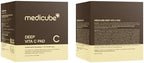 Medicube Deep Vita C Facial Pads, Vitamin C Toner Pads for Uneven Skin Tone, 500,000PPM of Vitamin Water & 3 Types of Vitamin, Hydrating & Resurfacing (70 Sheets)
