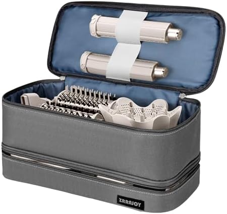 Double Layer Storage Case For Shark Flexstyle, Travel Carrying Case For Shark 430/440 Flexstyle, Organizer Bag For Shark Flexstyle/Dyson Airwrap Styler Attachments