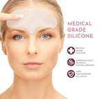 Forehead Wrinkles Reusable Silicone Patches - Anti-wrinkle Facial Tape Mask For Deep Frown Lines Removal - Overnight Wrinkle Remover Patch - Antiwrinkle Skincare Face Eye Anti Line Eraser Sheets