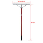KYLIN 36 Inch / 36 Tines Aluminum Landscape Rake with 66 Inch Extra-Long Handle, Versatile Rake for Lawn Care,Loosening Soil, Weeding, Leveling Gravel, Beach Sand - Lighweight & Rust Proof