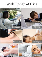 HOINCO Massage Face Cradle Cushion Universal Headrest Face Rest Neck Head Cushion for Massage Chairs Spa Bed(Wine Red)