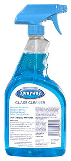 Sprayway Glass Cleaner Liquid Spray, 32oz, Pack of 6 | Ammonia-Free, Streakless, Foaming Action | Recyclable Bottle, Fresh Fragrance | Removes Fingerprints, Dust, Dirt, Smoke Film | All Glass Surfaces