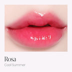 Espoir Couture Lip Tint Glaze #5 Rosa 0.14oz | Volumizing Lip Stain with Syrupy Shine | Long-Lasting & Vibrant Color for Radiant Lip Look | Moisturizing & Glossy Lip Tint | Korean Lip Makeup