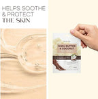 Shea Butter & Coconut Foot Masks - Softens Calluses, Treats Cracked Heels, Soothing & Hydrating - Dermatologist Tested Korean Skincare - Clean Beauty, Cruelty-Free, All Skin Types - 3 Pairs