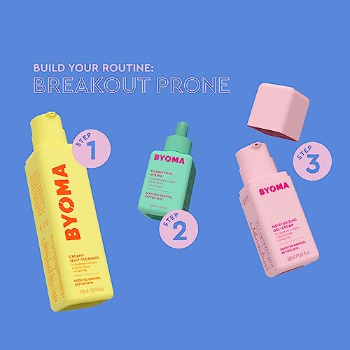 BYOMA Creamy Jelly Cleanser - Hydrating Facial Cleanser for Skin Barrier Repair -Tri-Ceramide Face Wash for Sensitive Skin & All Skin Types - Gently Removes Makeup & Excess Oil - 5.91 fl oz