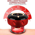 4 in 1 Smart Cupping Therapy Massager Set Massage Red Light Therapy Suitable for All Parts of The Body to Relief Pain Blood Circulation and Tight Skin Cupping Massage Therapy Tool