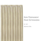 WENNALIFE U Tip Hair Extensions Human Hair, 50g 50s 22 Inch Ash Blonde Highlighted Platinum Blonde Remy Hair Extensions K Tip Hair Extension Real Human Hair Invisible Straight Keratin Hair Extensions
