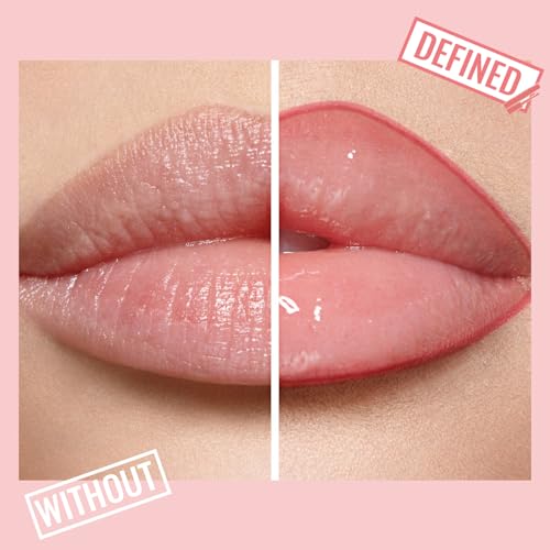 Lip Liner - Lip Liner Stain, Peel Off Lip Stain, Long Lasting Lip Stain Peel Off with Natural Finish, Easy to Use, Waterproof, Smudge-proof, Transfer-proof, Highly Pigmented Color, Nude Pink