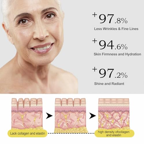 SkinRevive Super Vitamin C Serum for Women over 70, Vitamin C Serum for Mature Skin Face Hydrates, Firms, Lifts, Targets Age Marks, Wrinkles and Smoothes Skin Texture 1.69 fl oz