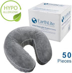 EARTHLITE Fitted Disposable Face Cradle Covers – Medical-Grade, Soft, Non-Sticking Massage Headrest Covers for Massage Tables & Massage Chairs (50 count)