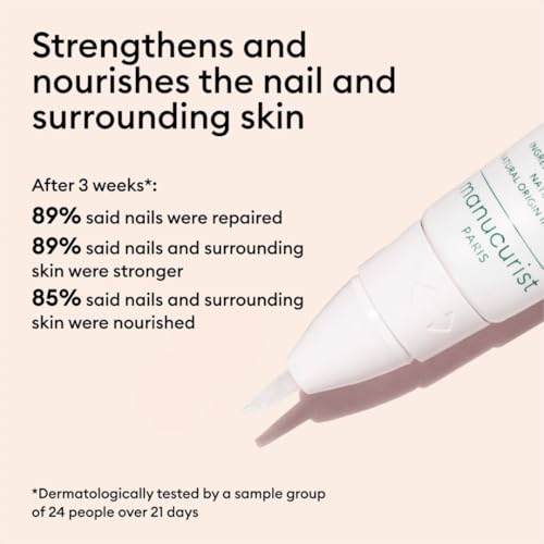 Manucurist Concentré Perfecteur - Nourishing and Fortifying Nail Pen - Vegan & Made in France - 1-in-2 Nail Care Treatment On-the-go: Nail Strengthener & Nail Growth Oil - Nail Strengthener and Growth