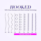 COLOR WOW Curl Wow Hooked 100% Clean Shampoo with Root-Locking Technology – Rich-lathering, sulfate-free formula leaves no residues + helps anchor hair to stop shedding