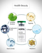 Centella Asiatica Serum for Face with Hyaluronic Acid Repair and Centella Serum for Face Moisturizer 0.35 oz 4 Vials Serum Ampoule Set (4pc repair kit)