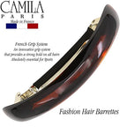 Camila Paris CP2638 French Hair Barrette Clip for Girls for Thick Curly Wavy Long Hair, Strong Hold Grip Hair Clips for Women, Automatic, No Slip Durable Styling Girls Hair Accessories, Made in France
