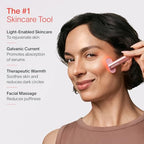 Solawave 4-in-1 Radiant Renewal Facial Wand | Red Light Therapy for Face and Neck | Galvanic Skincare Wand & Facial Massager | Anti-Aging Wrinkle Reduction | Solawave Original