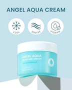 Spring Event BEYOND Angel Aqua Cream (5.1fl oz) - Instant Cooling, Hydrating, Soothing Lightweight Face Gel Moisturizer, Sleeping Mask. Korean Skin Care, Vegan. Cica, Hyaluronic Acid, Panthenol.
