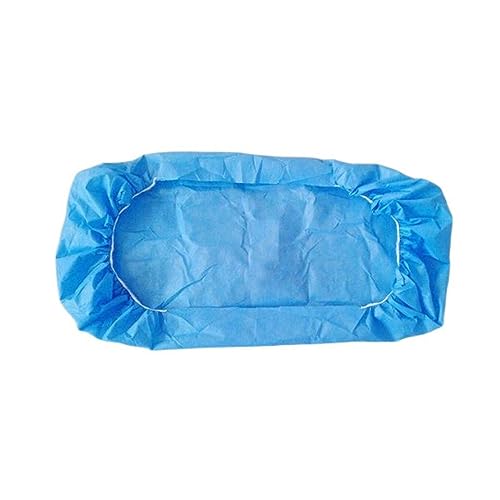 Case of 100 Disposable Fitted Massage Table Sheets Bed Covers 82 x 35 inches Blue