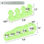 DR. JK- ToePal Gel Toe Separator, 2 Pairs, Toe Spacers, Toe Straightener, Hammer Toe Straightener, Toe Spreader, Toe Stretcher, Toe Corrector for Women and Men, Bunion Corrector