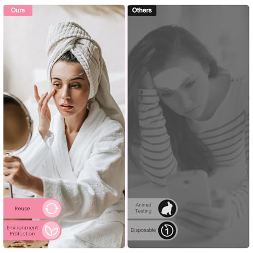 6 Pcs Forehead Wrinkles Patches Reusable, Anti Wrinkle Patch for Fine Lines, Silicone Face Tape for Wrinkle Reducer, Hypoallergenic Wrinkle Remover Mask, Facial Kit for Women Beauty Skincare