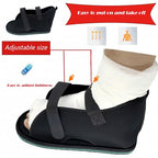 Adjustable plaster shoes postoperative shoes, medical walking shoes with Magic sticker, suitable for foot sprains, ankle fractures, toes, suitable for left and right feet(XL)