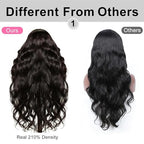 Arabella Glueless Lace Front Wigs Human Hair 13x4 Tiny Knots Real Pre Bleached Body Wave Wigs Human Hair 210% Density Upgraded Body Wave(20inch, 13x4 Body Wave Wig)