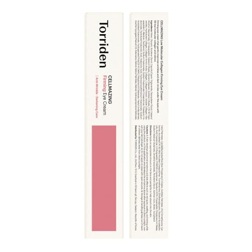 Torriden CELLMAZING Collagen Firming Eye Cream 30ml (1.01 fl.oz) | Wrinkle Improvement and Dark Circles Care | 5D Collagen Complex, 4R Pure Retinol