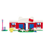 BLDR Hello Kitty and Friends, Hello Kitty’s Dream Cafe Building Set 0076 with Hello Kitty, Cinnamoroll, and Pompompurin Minifigures - Gift for Kids and Sanrio Fans Ages 8+