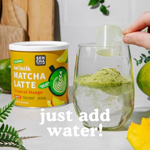 SENCHA NATURALS Oat Milk Vegan Matcha Latte Café Original 8.5 oz