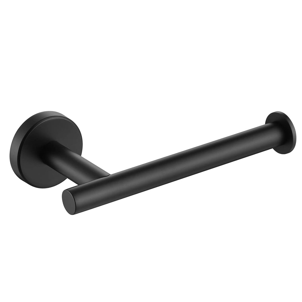 JQK Toilet Paper Holder Oil Rubbed Bronze, 5 Inch 304 Stainless Steel Thick 0.8mm Tissue Paper Dispenser for Bathroom, Hold Mega Rolls Wall Mount, TPH120-ORB