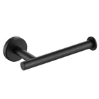 JQK Toilet Paper Holder Oil Rubbed Bronze, 5 Inch 304 Stainless Steel Thick 0.8mm Tissue Paper Dispenser for Bathroom, Hold Mega Rolls Wall Mount, TPH120-ORB
