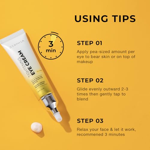 Instant Temporary Eye Tightener Cream: Reduces The Look of Under Eye Bags Dark Circles, Anti-Aging Fine Lines, Firm Delicate Skin Under Your Eyes, Rapid Eye Firming