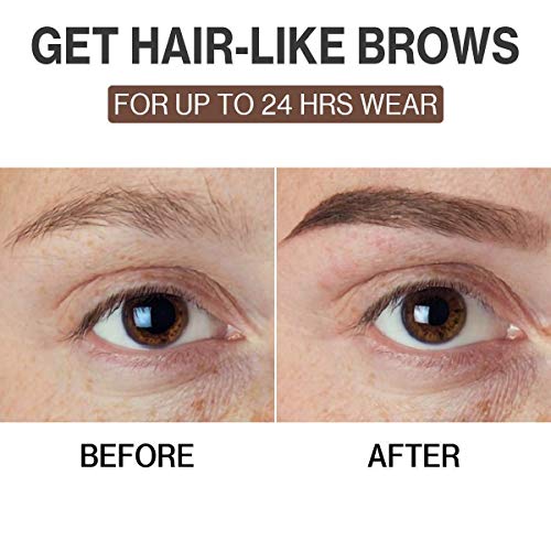 Eyebrow Pen - iMethod Upgrade Eyebrow TattooPen, Eyebrow Makeup, Long Lasting, Waterproof and Smudge-proof, Dark Grey