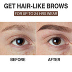 Eyebrow Pen - iMethod Upgrade Eyebrow TattooPen, Eyebrow Makeup, Long Lasting, Waterproof and Smudge-proof, Dark Grey