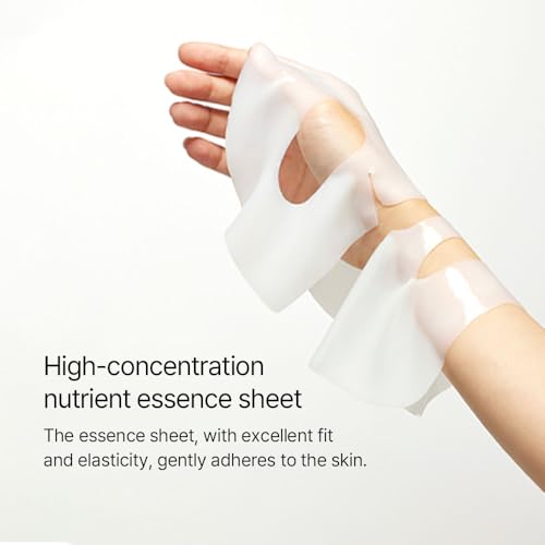 mixsoon Hydrogel Collagen Mask (35gX5ea) Plant-Based Nutrition, Radiance, Hydration All-In-One Firming, Ingredients Absorbing Over Time Korean Bean Essence Korean Collagen Mask
